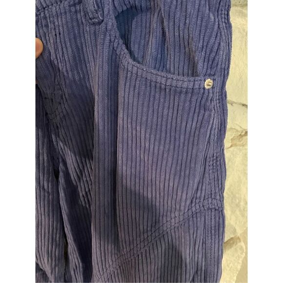 Urban Outfitters Blue Wide Leg 100% Cotton Corduroy Baggy Pants Size 25 - Picture 8 of 8